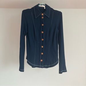 See by Chloe blue shirt